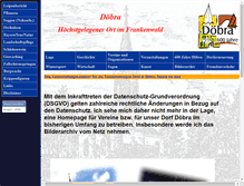 Tablet Screenshot of doebra.de